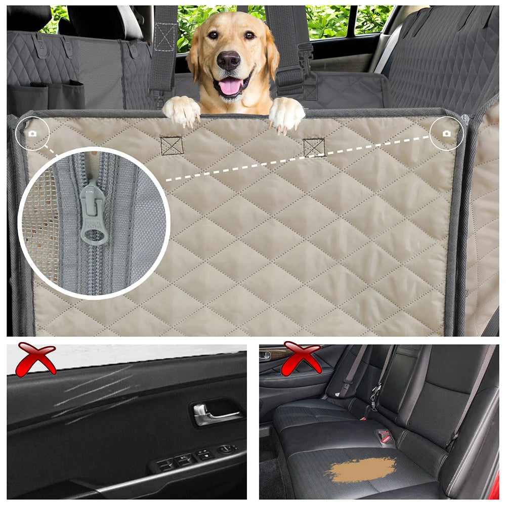 Rugged Pet Car Hammock Protector