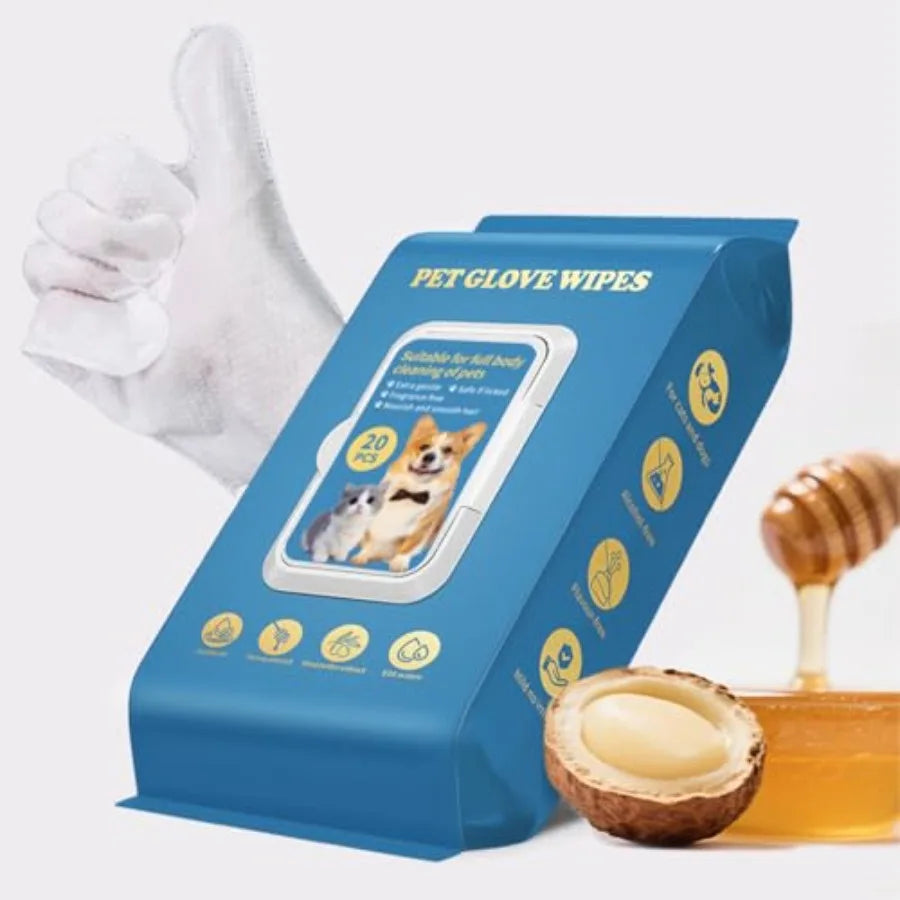 QuickClean Pet Glove Wipes