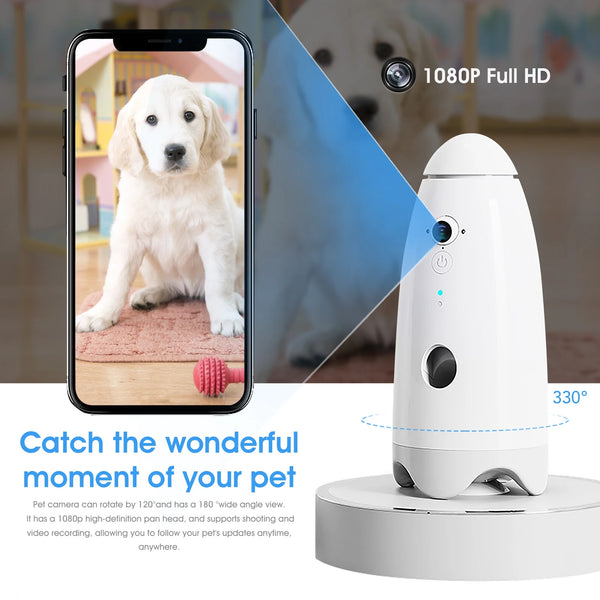 Pocket Pet Camera Treat Launcher