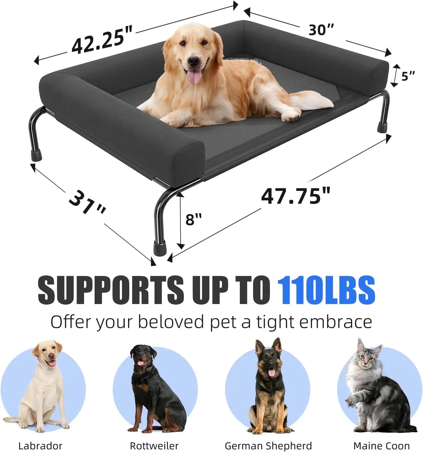 CoolRise Elevated Dog Cot